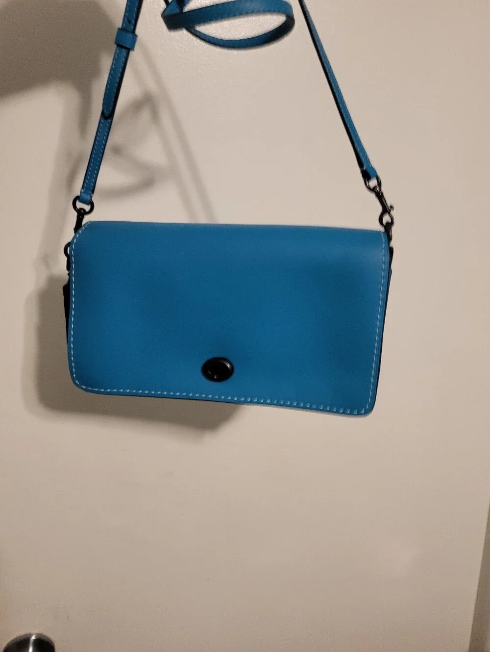 COACH DINKY 1941 Teal And Blue Colorblock.